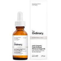 The Ordinary 100% Organic Moroccan Argan Oil 100% tyras, šalto spaudimo Maroko argano aliejus, 30 ml