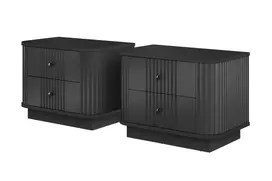 Coffee Table Vesper - Black / Black Handles