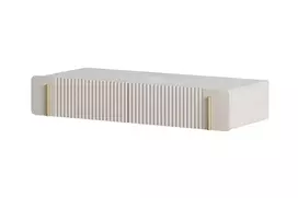 Wall Mounted Dressing Table Malmi - Cashmere / Crema Bianca / Gold