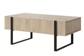 Coffee Table Verica - Oak   / Black Legs