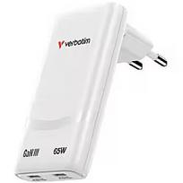 Verbatim Lādētājs Verbatim Fold n Go GaN 65W USB-C White 32355V