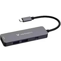 Verbatim Dokstacija Verbatim USB-C Essentials Multiport Hub 4 Port 32155V