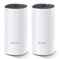 TP-Link Deco M4 (2-pack) belaidžių maršrutizatorių komplektas Mesh Wi-Fi 5 iki 1200Mbps Deco Mesh 2× įrenginiai 4× Gigabit LAN/WAN prievadai kiekviename Balta