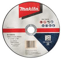Makita D-18683 Cut-Off Wheel 180 x 2.5 x 22.23 mm
