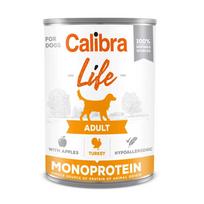 CALIBRA Dog Life Su kalakutiena ir obuoliais - drėgnas ėdalas šunims - 400g