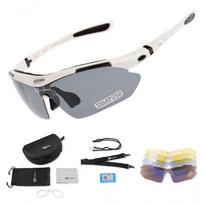 Rockbros 10002 Polarized Cycling Glasses - White
