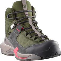SALOMON shoes X Ultra Alpine Mid GTX W olive night/nine iron/rouge red
