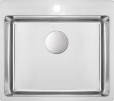 Virtuvinė plautuvė Deante Olfato ZPO 010B, satin
