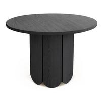 Apvalios formos valgomojo stalas iš ąžuolo ø 98 cm Soft – Woodman