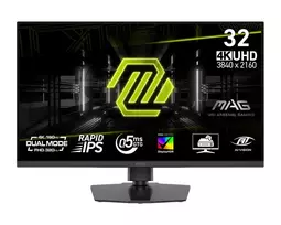 MSI MAG 322URDF E16 - 320Hz Full HD | 160Hz 4K | Rapid IPS | 31.5"