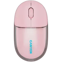 CANYON mouse OnClick 24 BT/ Wireless Transparent/Pink