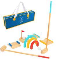 Medinis golfo žaidimo rinkinys TOOKY TOY 2 žaidėjams 13 vnt