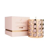 HighOnLove HighOnLove Massage Candle Rose Bud Scent 250ml with Cannabis Seed Oil