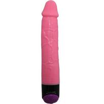BAILE BAILE - COLORFUL SEX REALISTIC VIBRATOR PINK 23 CM