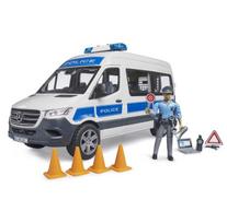 BRUDER Mercedes-Benz Police Sprinter set with a figure and a light and sound module