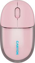 Canyon mouse OnClick 24 BT/ Wireless Transparent/Pink