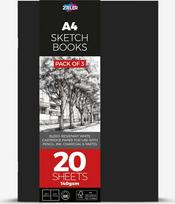 Zieler - Sketch books - 3-pack - A4 (609290034)