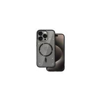 Viedtālruņa aizmugurējais vāciņš Apple iPhone 15 Pro Glitter MagSafe Black, Transparent