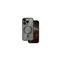 Viedtālruņa aizmugurējais vāciņš Apple iPhone 16 Pro Max Glitter MagSafe Black, Transparent