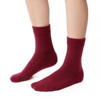 STEVEN merino vilnos kojinės, bordo spalvos, Art.190 UD004, 26-28 dydis