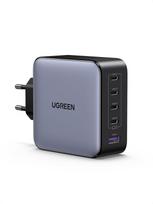 Ugreen GaN fast charger 3x USB Type C / USB Power Delivery 3.0 QuickCharge 4+  100W  buitinis įkroviklis