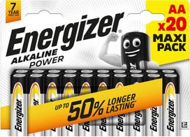 Energizer battery Alkaline Power AA CHP20, ELEEGR7638900442359