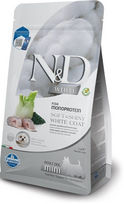Sausas pašaras šunims FARMINA N&D WHITE DOG Dry Sea Bass Spirulina&Fennel ADULT MINI 5kg