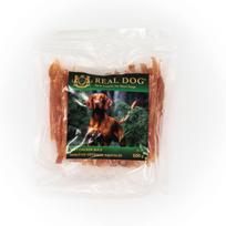 Minkštos vištienos juostelės REAL DOG Snacks 500g