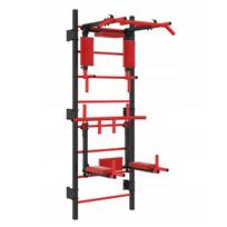 Gimnastikos kopetėlės su skersiniu Dav-Ski, 228 cm, raudonos