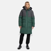 Huppa Unisex paltas ALASKA, forest green/ dark gray, S