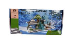 Magnetinis kaladėlių rinkinys minecraft stiliaus 121212 - 100 vnt