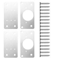 4 vyrių remonto plokščių rinkinys 4,5x9 cm baldų durims