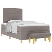 vidaXL Kiemas lova su galvūgalio Tortora 200 x 120 cm audinys