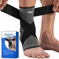 Elastinis neopreninis čiurnos raiščių įtvaras su stabilizacija lipdukais, 1vnt.