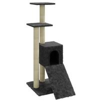Draskyklė katėms su stovais iš sizalio, tamsiai pilka, 92cm CFE2128518