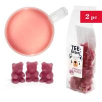 Vaisiniai arbatos meškiukai – Avietės ir Vanilė, 2x125g
