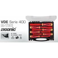 Felo Rinkinys šešiakampių atsuktuvų 1000V Ergonic 400 VDE M-Tec 5,5; 6; 7; 8; 10; 13; izoliuotų 6 vnt. (41910636) | 41910636 | 4007157613714