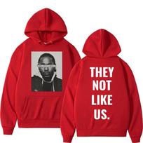 Kendrick Lamar They Not Like Us Graphic Hoodie Men's Hip Hop Fashion Gothic Retro Sweatshirt Oversized Autumn Winter Streetwear S raudona
