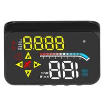 Universalus automobilio OBD2 + GPS sistemos HUD ekranas su skaitmeniniu automobilio greičio projektoriumi