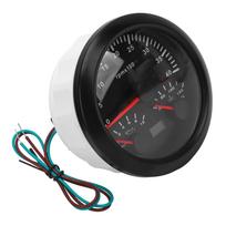 3 viename Elektrinis tachometras Alyvos slėgio matuoklis Vandens temperatūros matuoklis 3 3/8 colio 4000 aps./min 0–10 bar 40–120 Celsijaus 7 spalvos