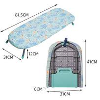 New Folding Legs Ironing Board Heavy Duty Space Saving Tabletop Iron Board Padded Clothes Ironing Pad Laundry Room