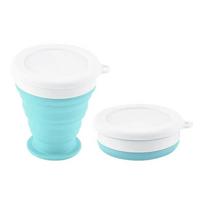 Sulankstomas puodelis, sulankstomas, teleskopinis, silikoninis vandens butelis, lauko kelionės, vaikų puodeliai, arbatos puodeliai, ąsotis, geriamasis vanduo raudona