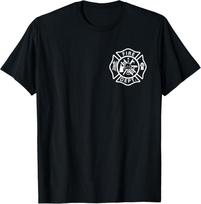 Priešgaisrinės gelbėjimo tarnybos logotipas Uniforma Ugniagesio simbolis Unisex marškinėliai Unisex marškinėliai XXL
