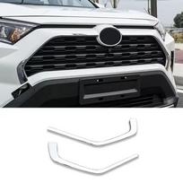 Skirta Toyota RAV4 XA50    -2025 ABS Chromuotos Priekinės Grotelės Grotelių Dekoratyvinis Dangtelis Apdailos Juostelės Automobilio Stiliaus Aksesuarai sidabras