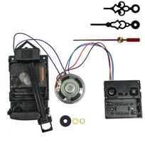 1 rinkinys „Pasidaryk pats“ sieninio laikrodžio švytuoklės mechanizmas, tylus mechanizmas su muzikos skambučio dėžute, rodyklės, kvarcinis, remonto rinkinys, ašis laikrodžiui, grindų laikrodžiui