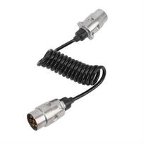 12V priekabos adapterio laidų kištukas 2m Standartinis 7 kontaktų į 7 kontaktų spyruoklinis adapterio jungties kištukas kemperiui, karavanui, valčiai