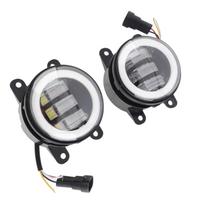 Angel Eyes Žibintas 30W 3000LM LED Priekinis Rūko Žibintas 10–30V Universalus Automobiliui Sunkvežimiui Mikroautobusui Priekabai
