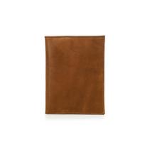 CONTACT'S Vintage Genuine Leather Wallet Men Passport Holder RFID Blocking Credit Card Holder Money Bag Women Anti-lost Travel Gift Purse kupranugaris