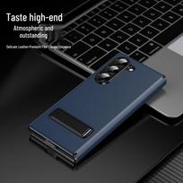 Samsung Z Fold7 Odinis Atverčiamas Stovas Dėklas Fold6/5/4/3 - Atsparus Kritimui, Apsauginis, Suderinamas Su Užsienio Rinkomis Samsung Z Fold 4 tamsiai mėlyna spalva