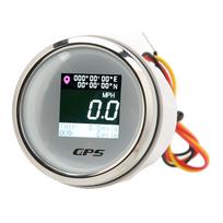 52 mm GPS greičio matuoklis, odometras DC 9–32 V, rida, IP67 atsparus vandeniui, apsaugantis nuo rasojimo, universalus valčiai, kemperiui, motociklui